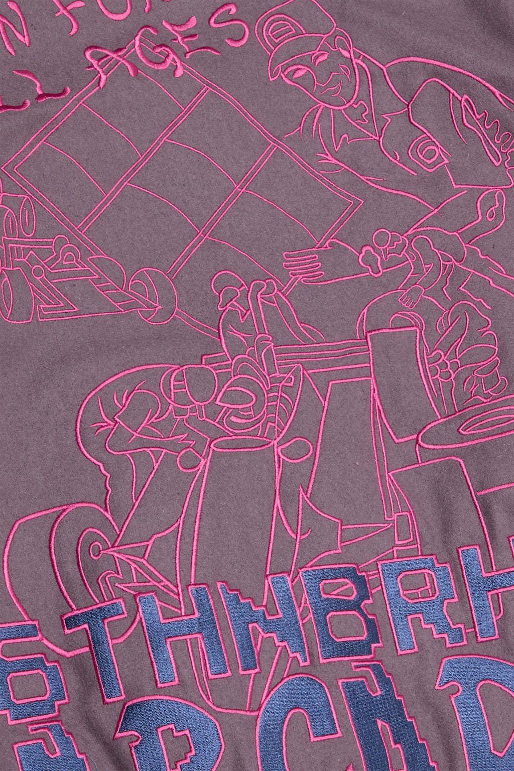 "DIGITAL" COTTON-WOOL JACKET - VIOLET