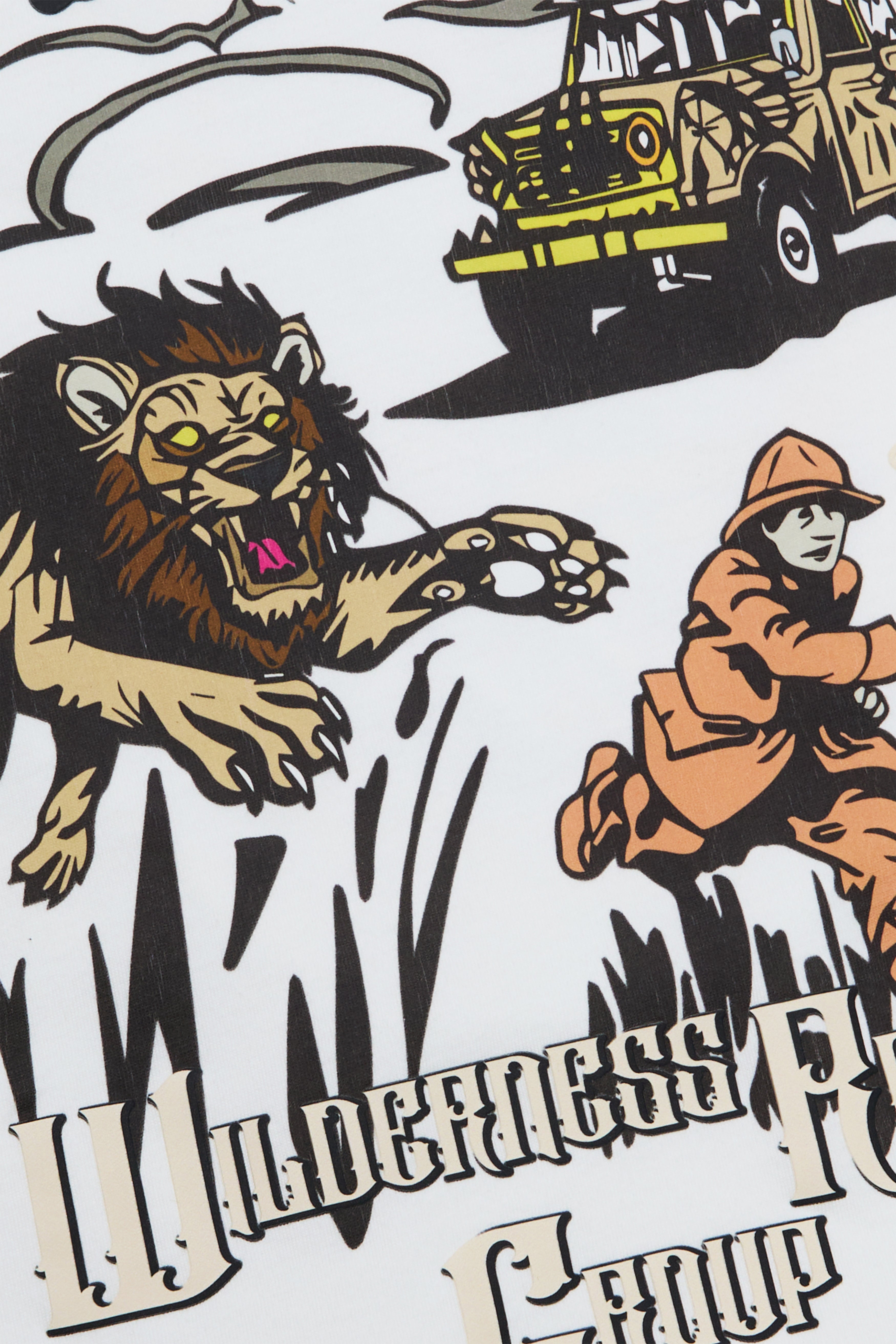 6thNBRHD LONG SLEEVE TEE "WILDERNESS" WHITE