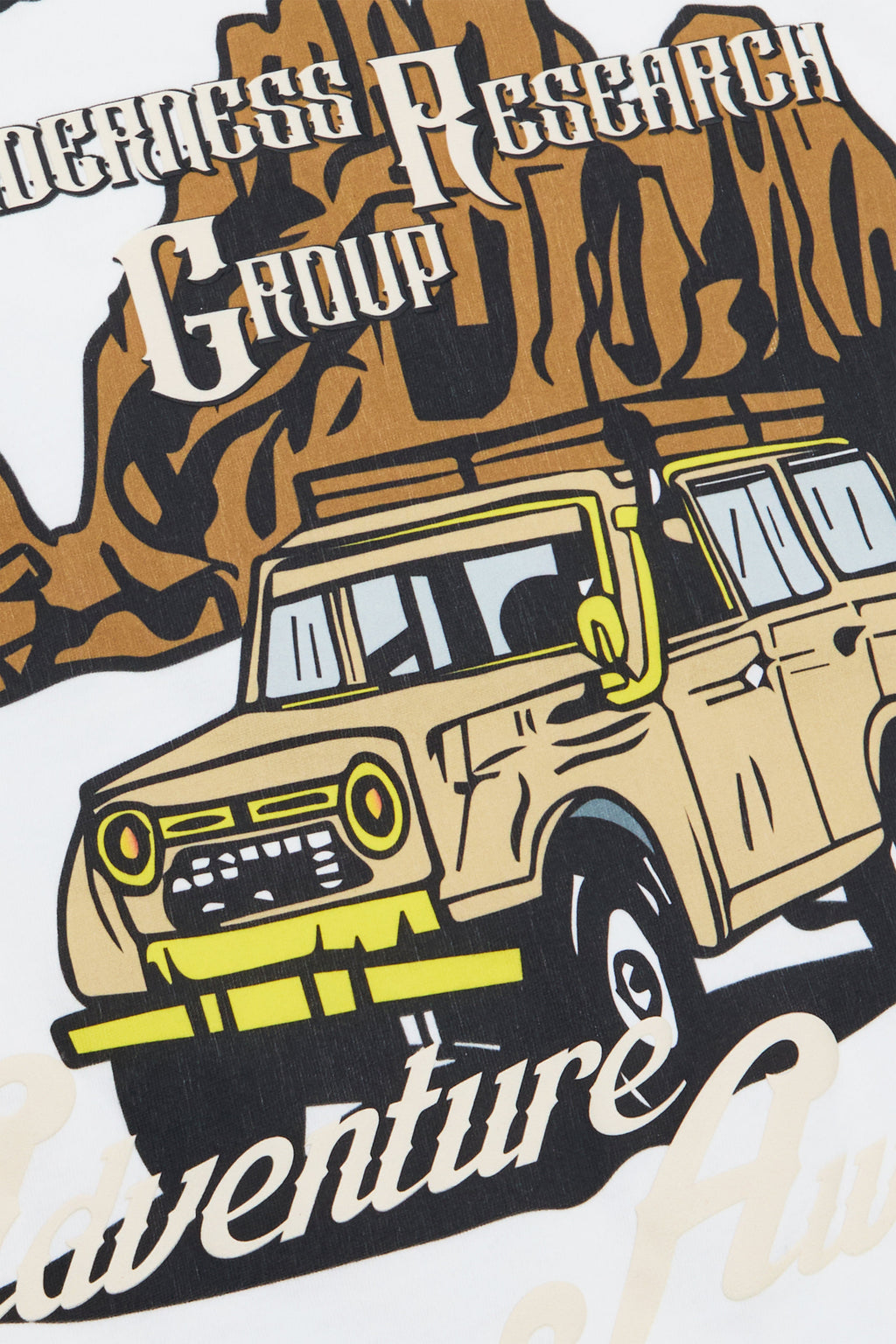 6thNBRHD LONG SLEEVE TEE "WILDERNESS" WHITE