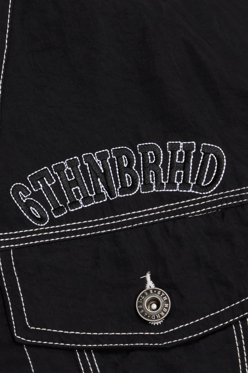 "HIDDEN" NYLON JACKET - BLACK