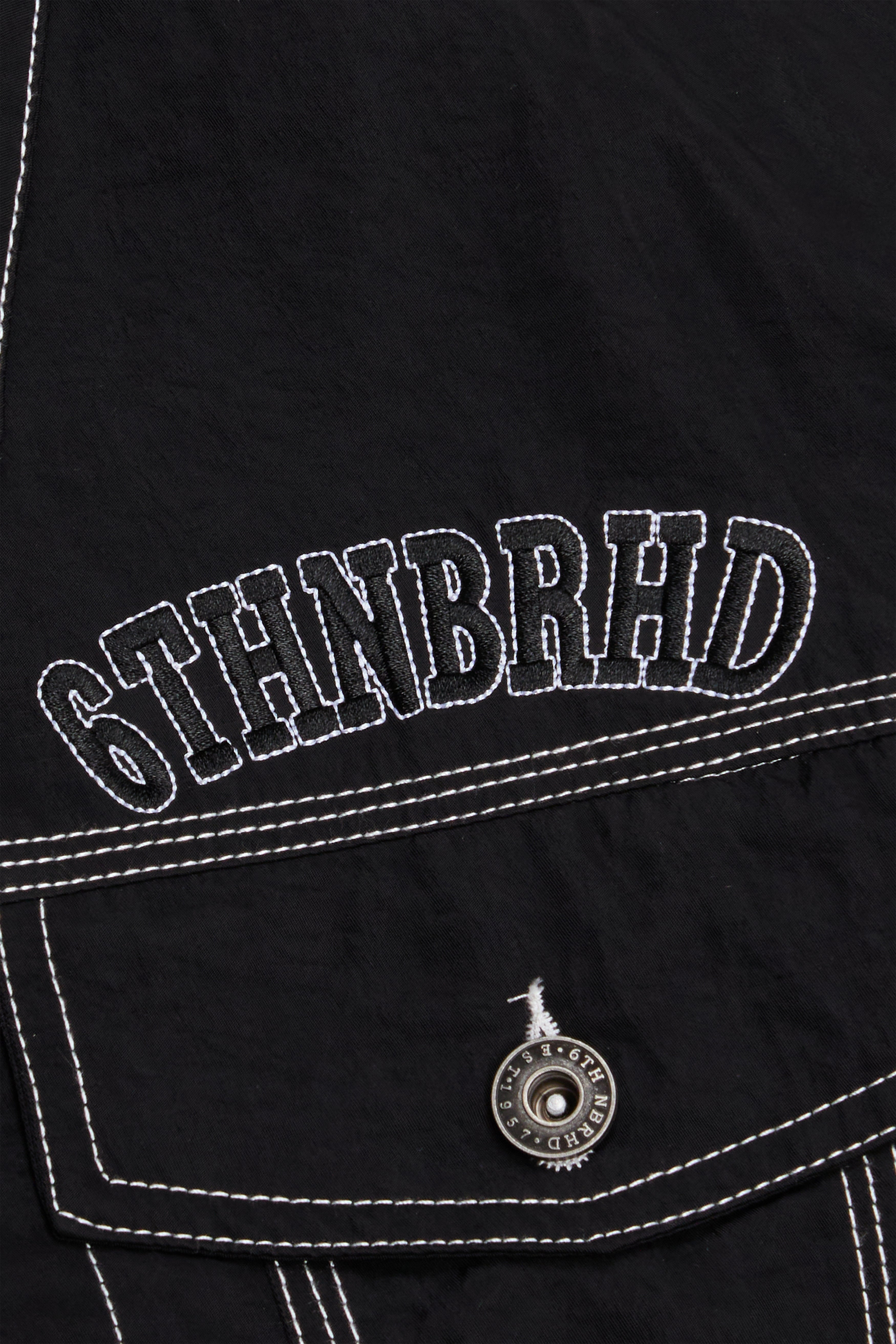 "HIDDEN" NYLON JACKET - BLACK