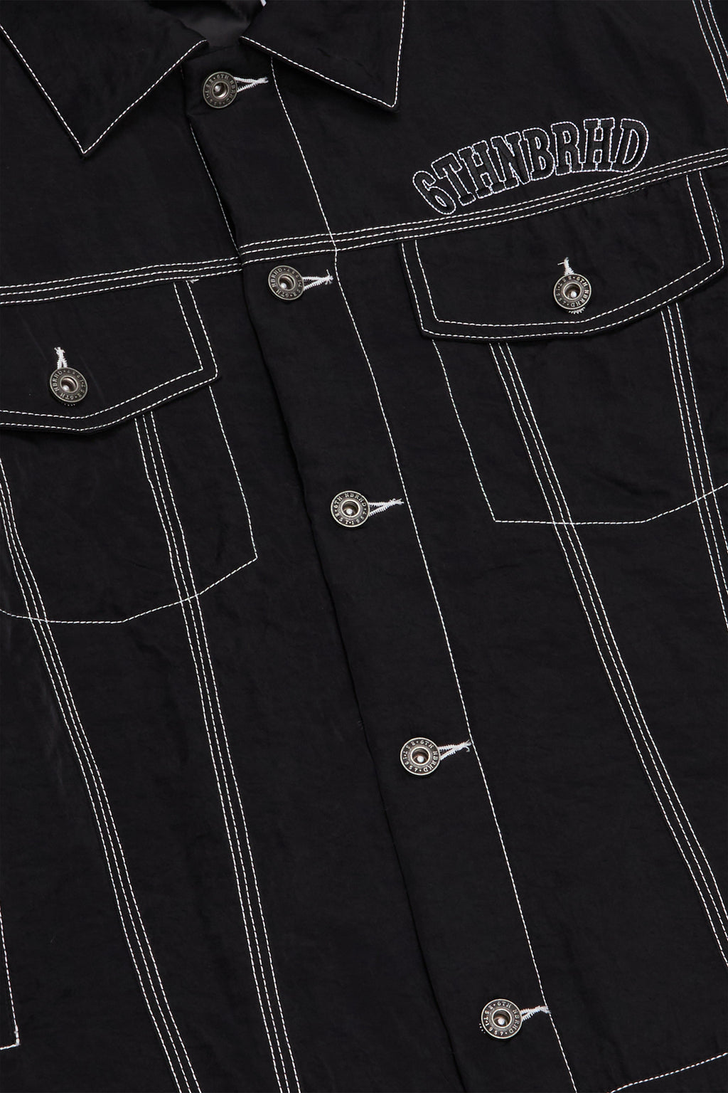 "HIDDEN" NYLON JACKET - BLACK