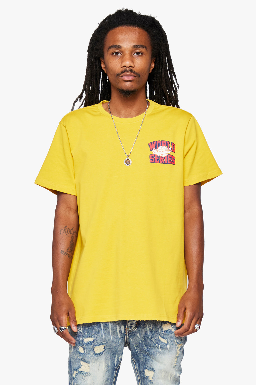 6thNBRHD TEE "HOMERUN" GOLD