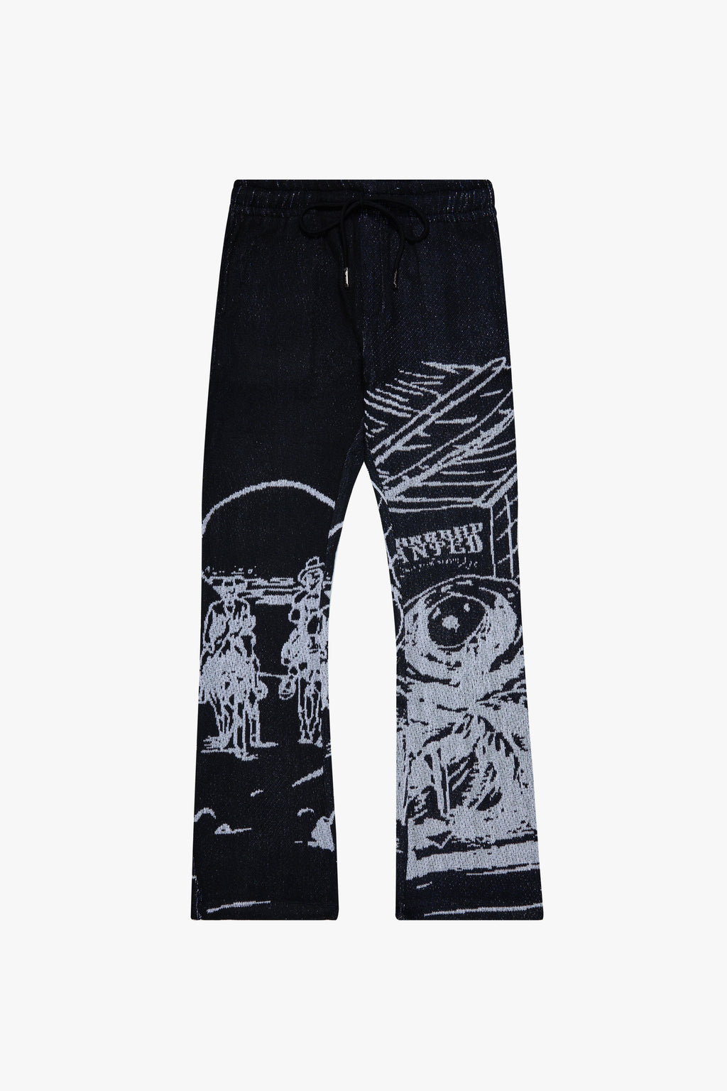 6thNBRHD TAPESTRY PANTS "QUICKDRAW" BLACK