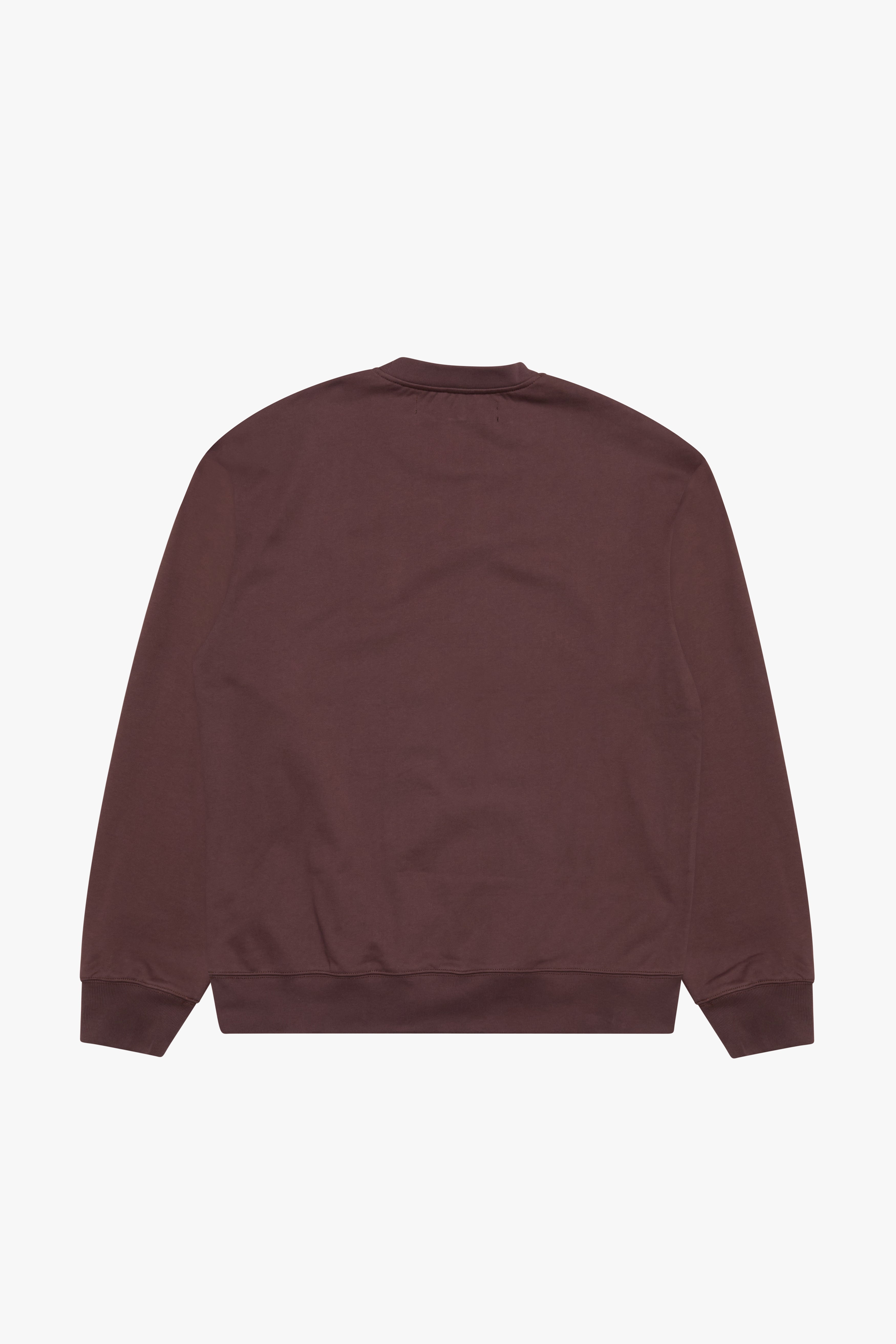 6thNBRHD CREWNECK "ESNTL 2.0" BROWN