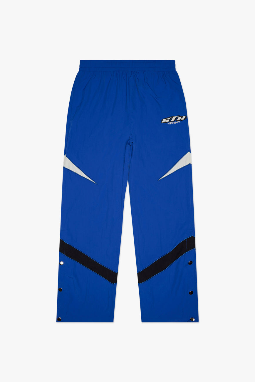 "SEVEN" NYLON PANTS - WHT/ROYAL
