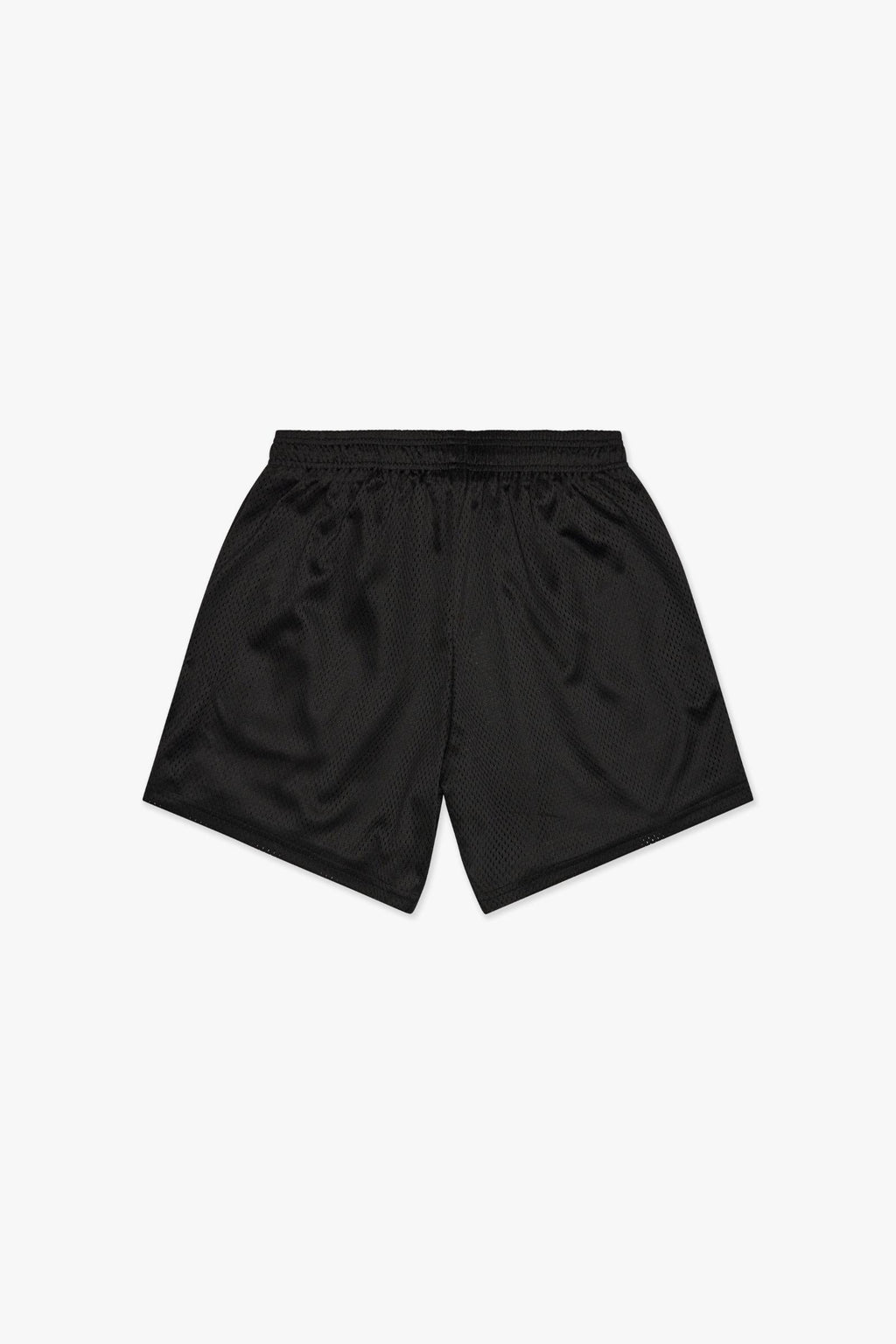 "TRY-OUTS" MESH SHORTS - BLACK