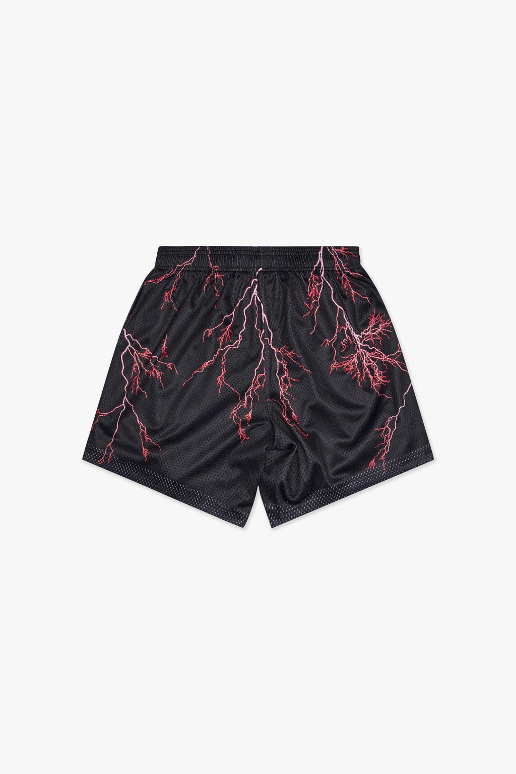 "TRY-OUTS" MESH SHORTS - BLK RED