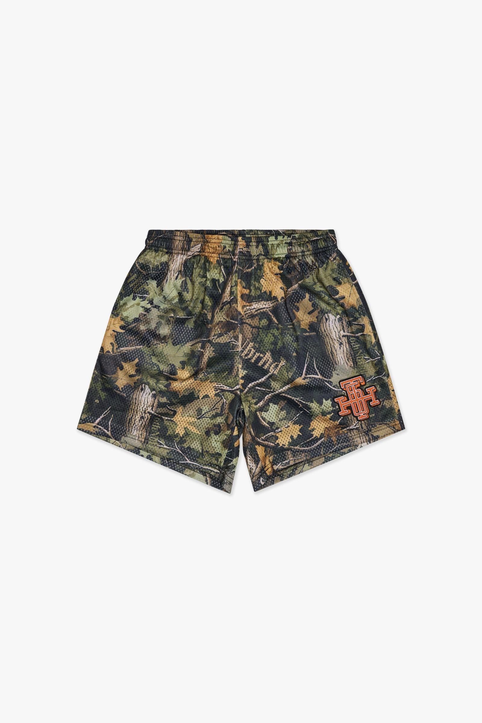 "TRY-OUTS" MESH SHORTS - CAMO