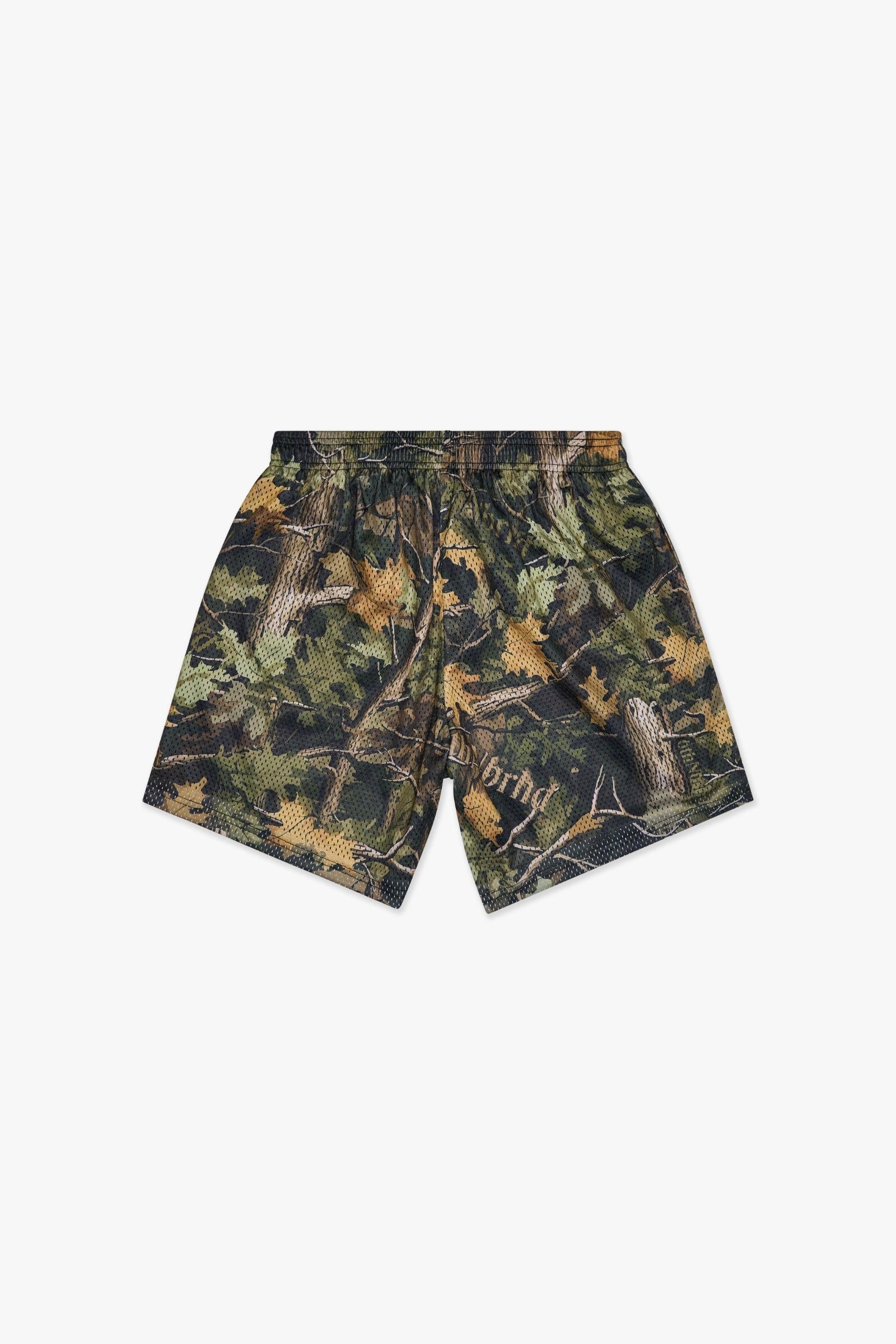 "TRY-OUTS" MESH SHORTS - CAMO
