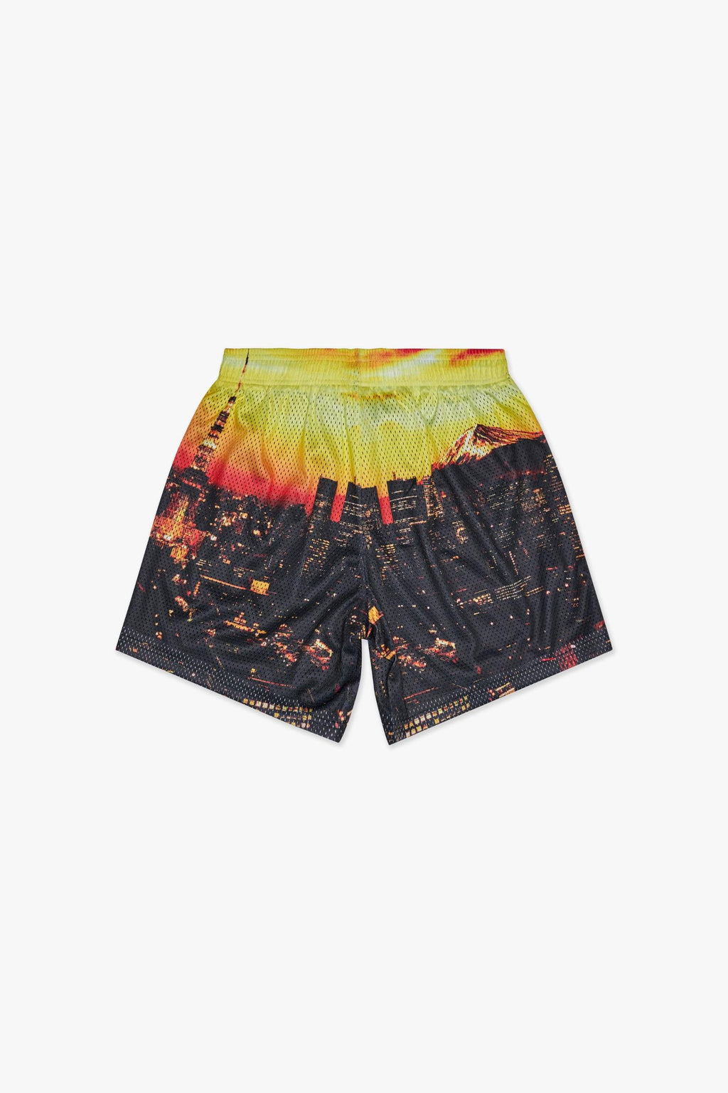 "TRY-OUTS" MESH SHORTS - ORANGE MULTI