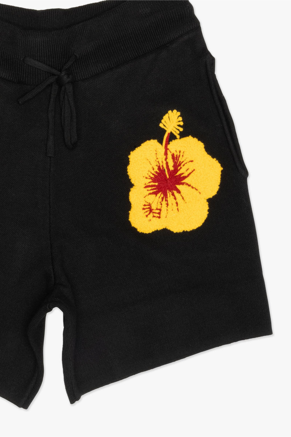 "WAVES" - SHORTS BLACK