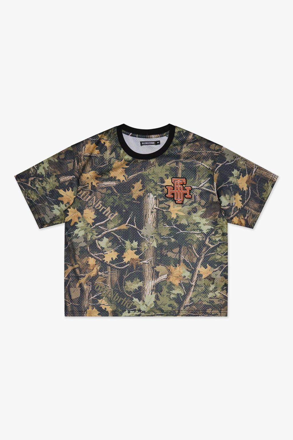"SCRIMMAGE" BOX-FIT MESH TEE - CAMO
