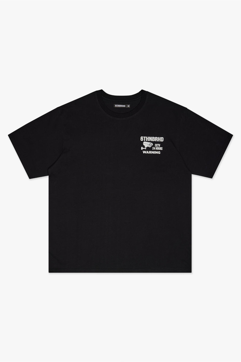 WARNING TEE - BLACK