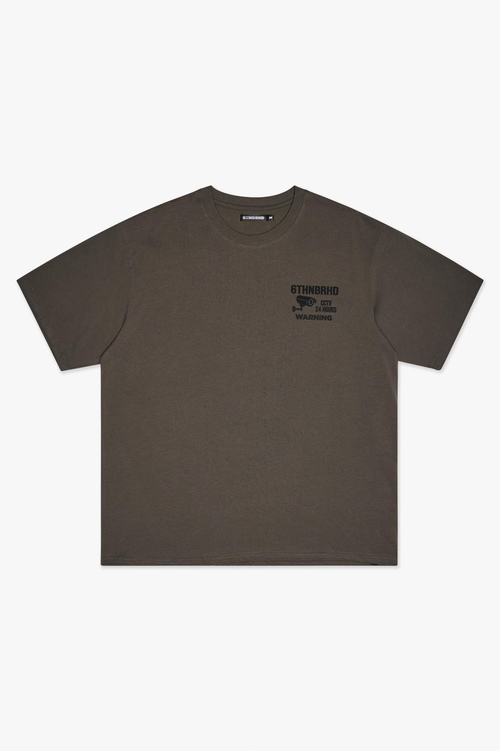 WARNING TEE - GREY