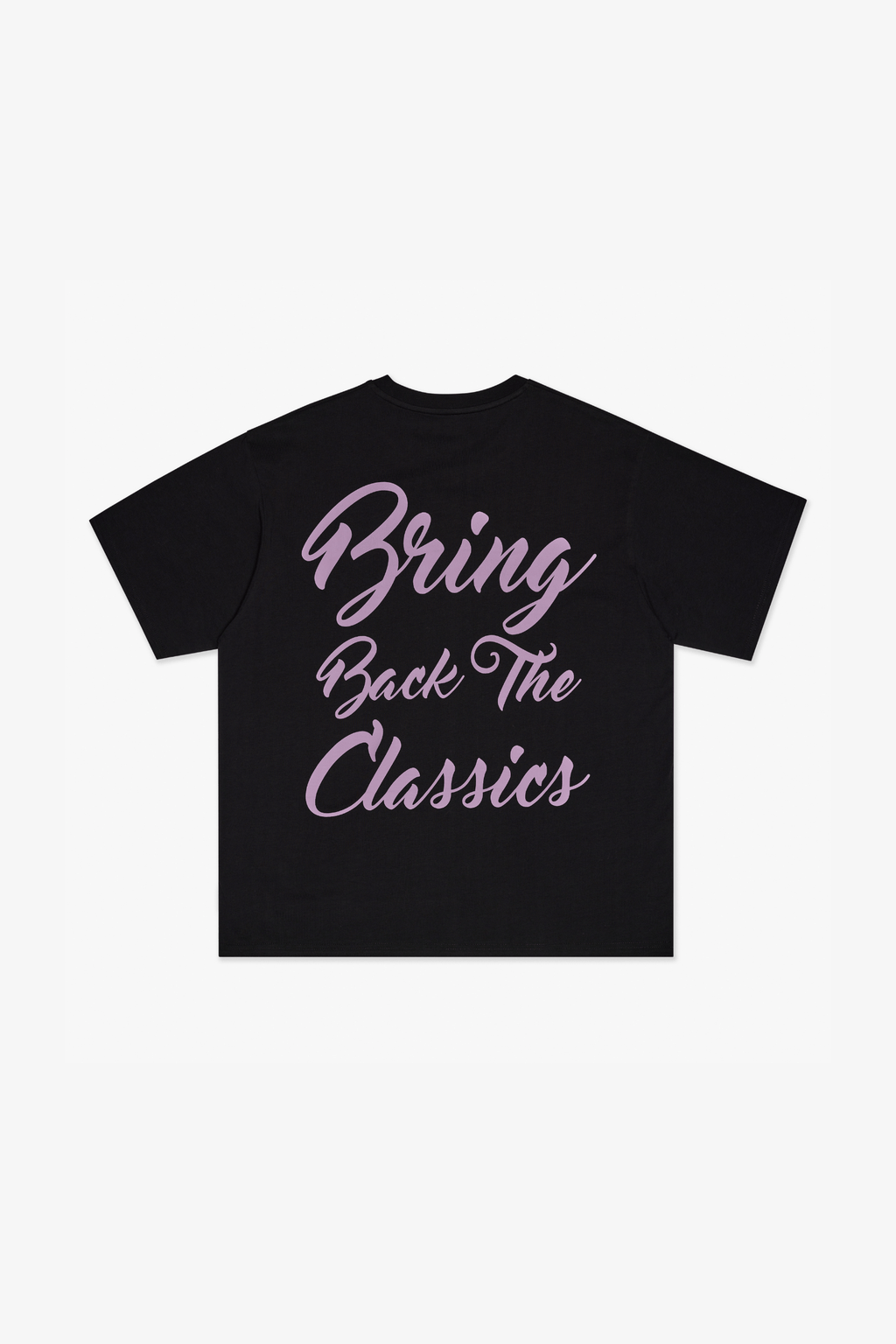 "CLASSIC IS BACK" TEE - BLACK
