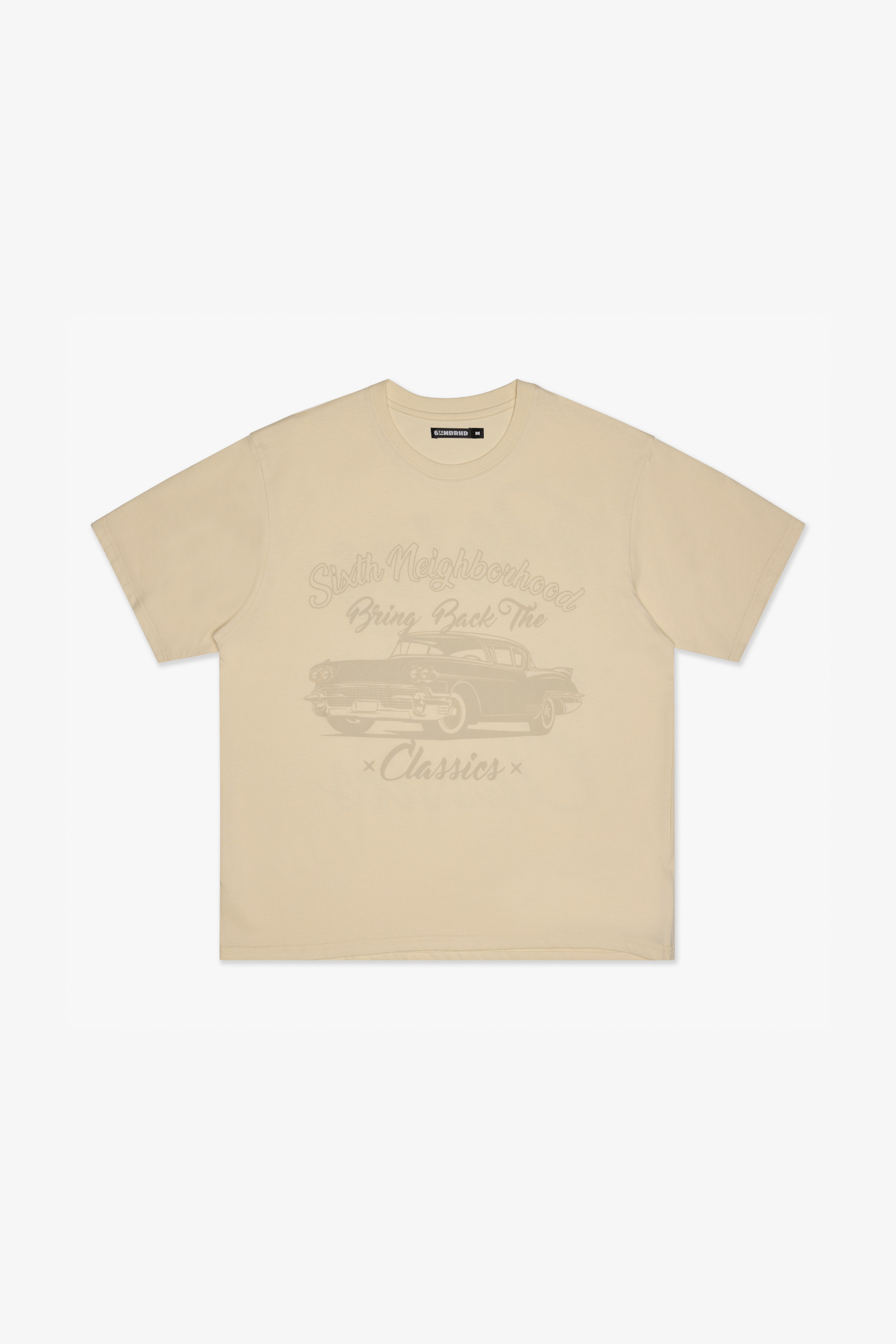 "CLASSIC IS BACK" TEE - CREAM