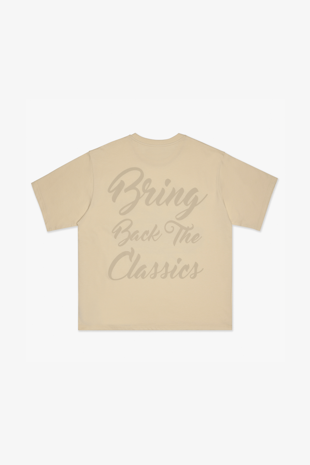 "CLASSIC IS BACK" TEE - CREAM