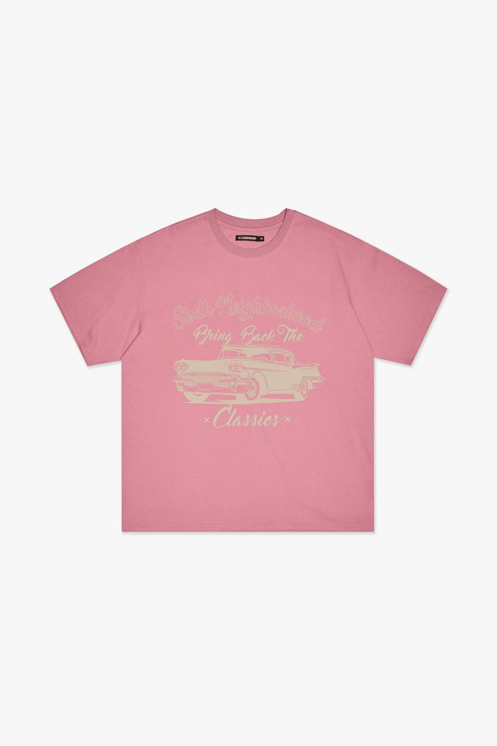 "CLASSIC IS BACK" TEE - PINK