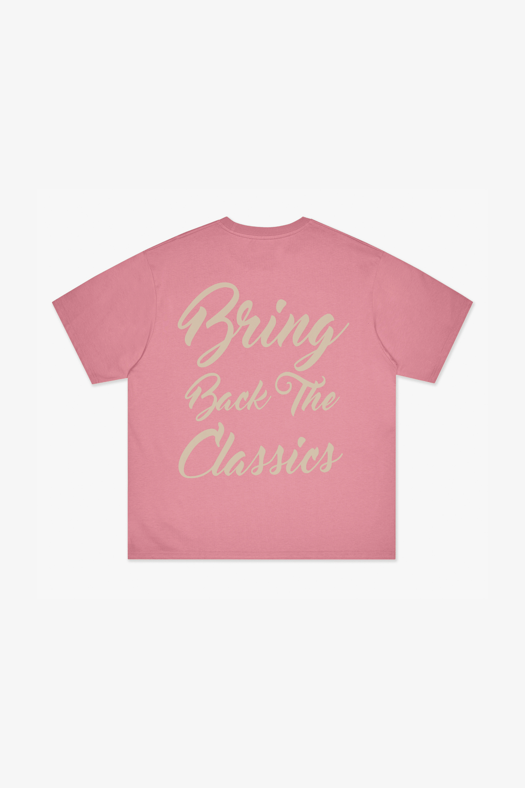 "CLASSIC IS BACK" TEE - PINK