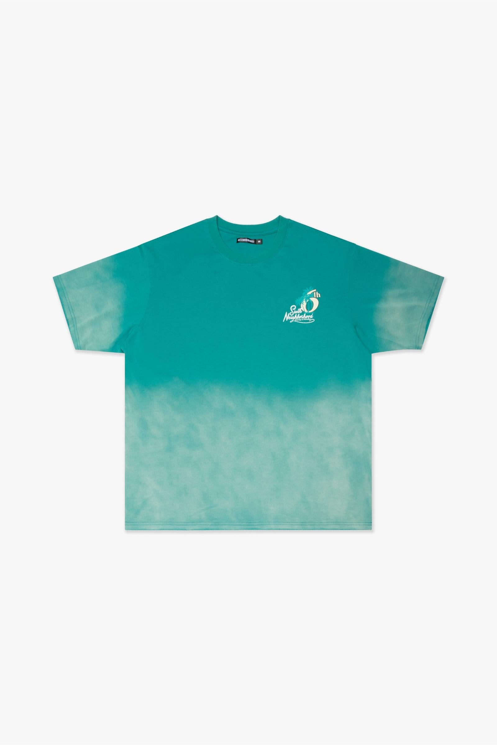 "PARADISE" TEE - AQUA