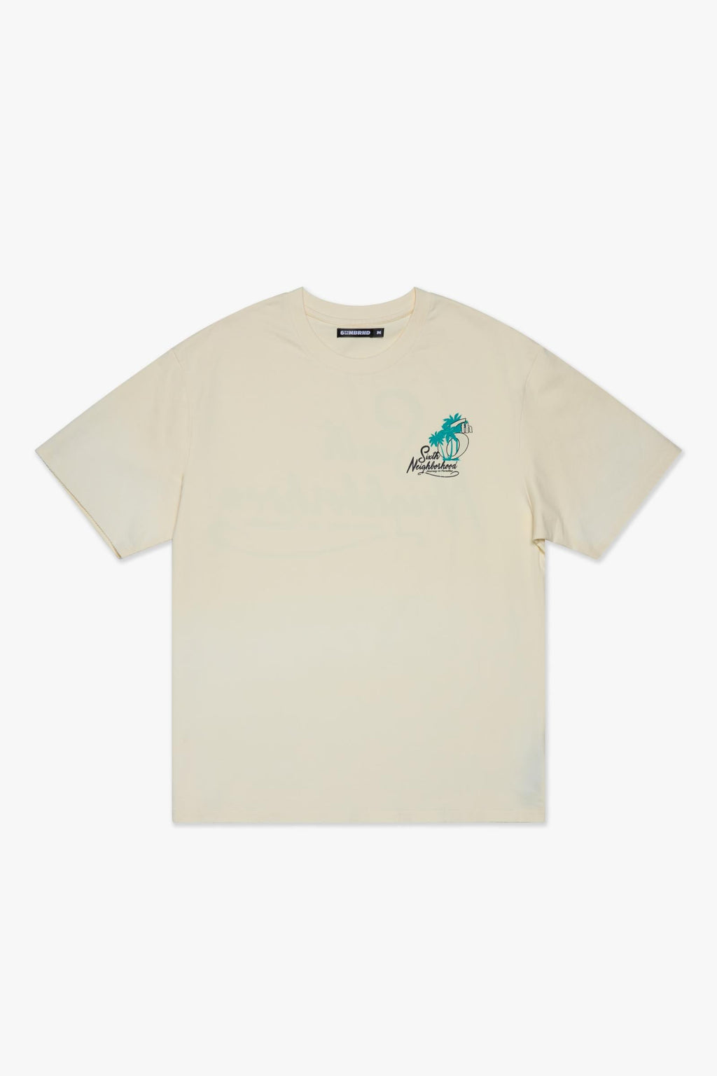 "PARADISE" TEE - CREAM