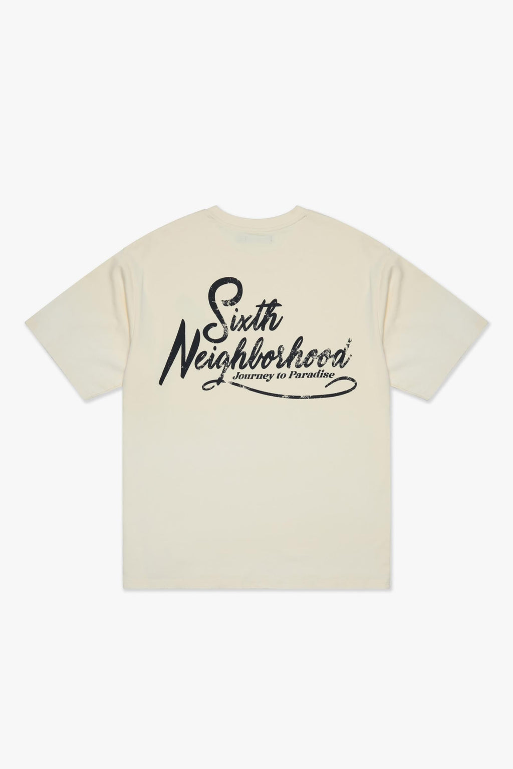 "PARADISE" TEE - CREAM