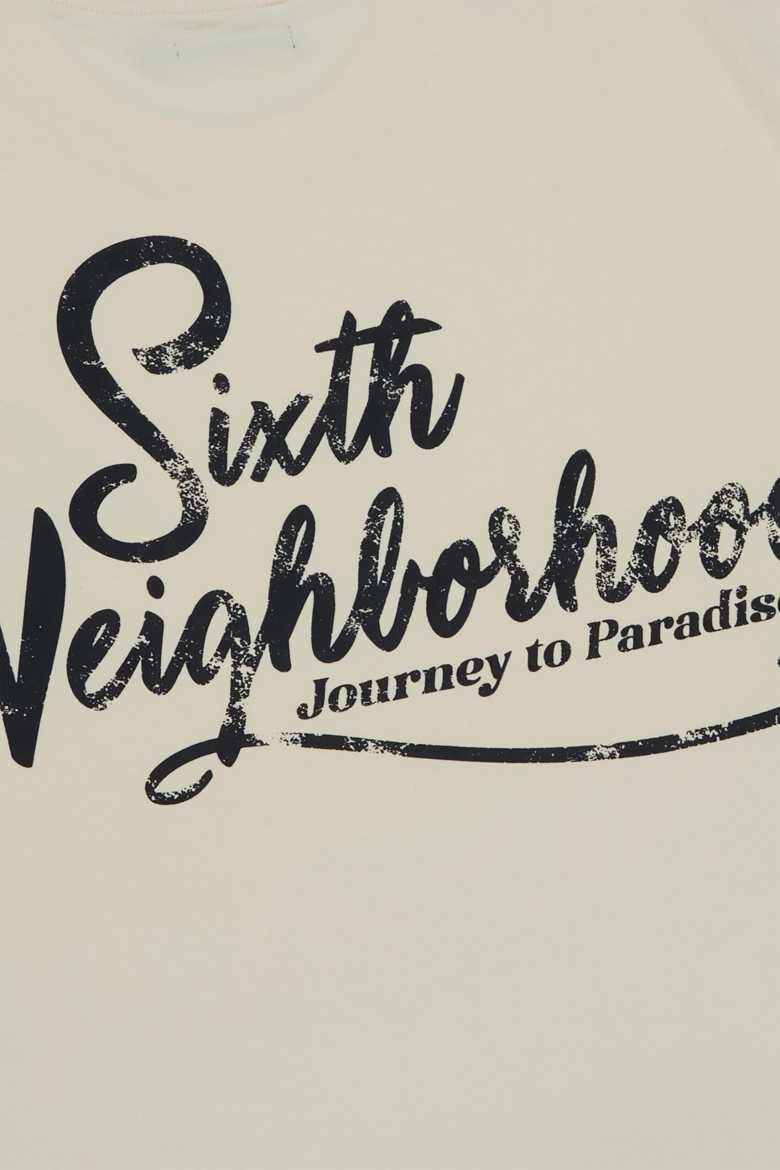 "PARADISE" TEE - CREAM