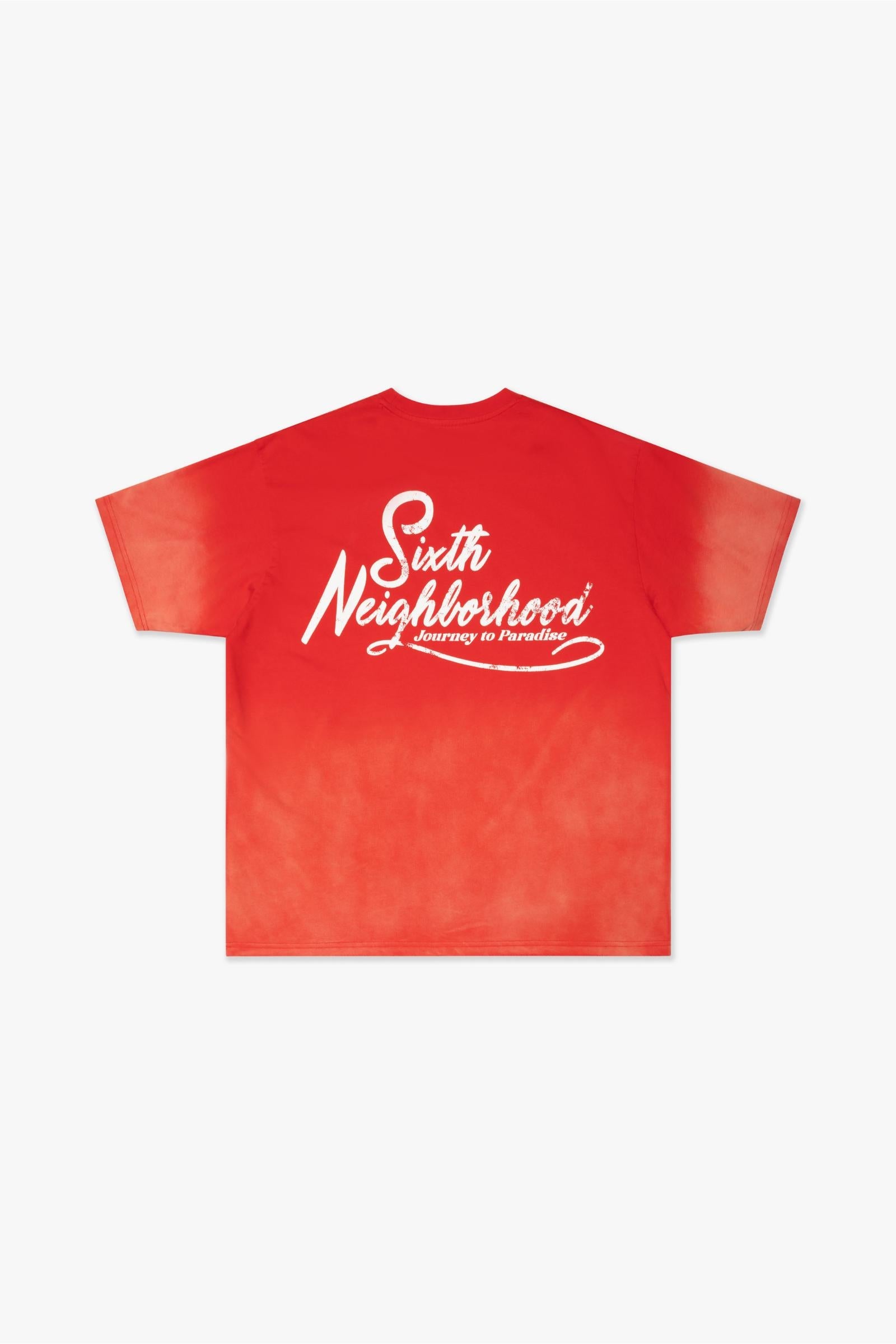 "PARADISE" TEE - RED