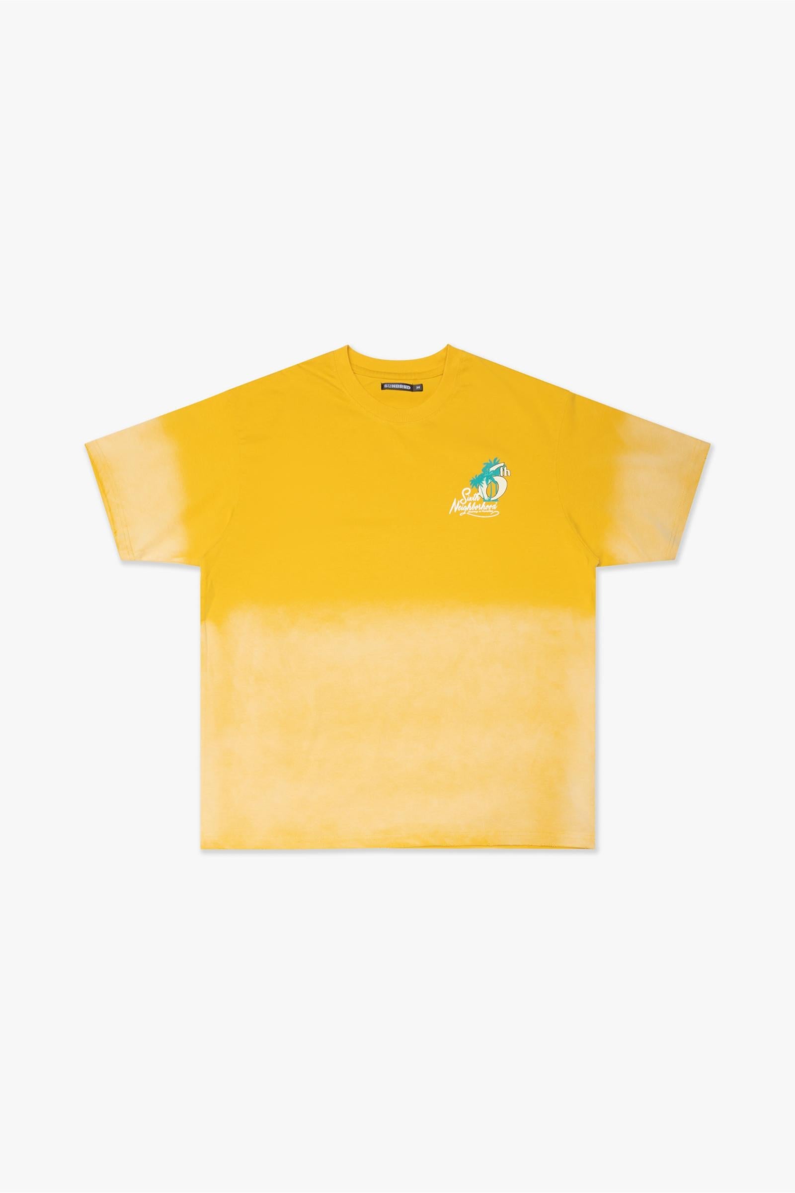 "PARADISE" TEE - YELLOW
