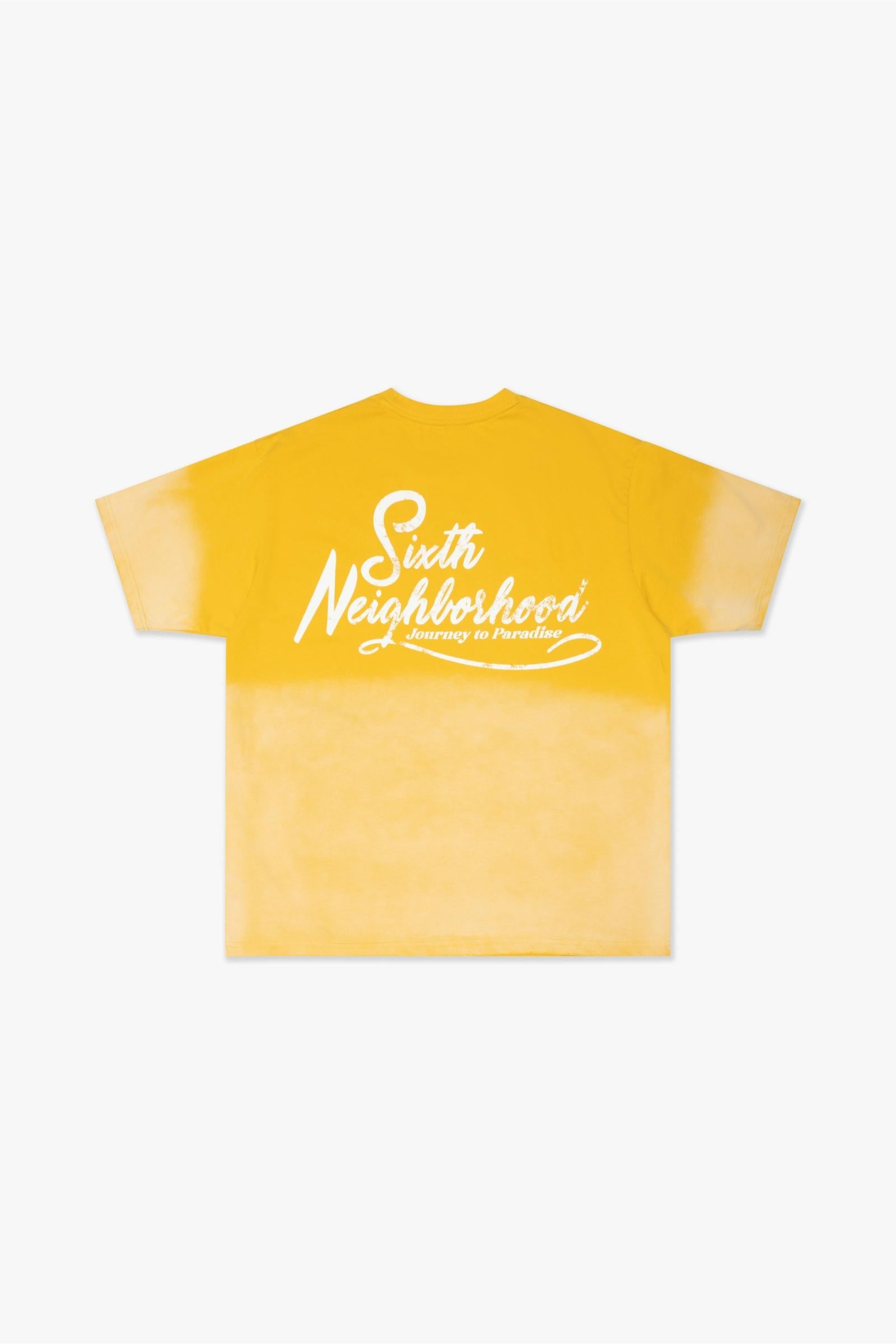 "PARADISE" TEE - YELLOW