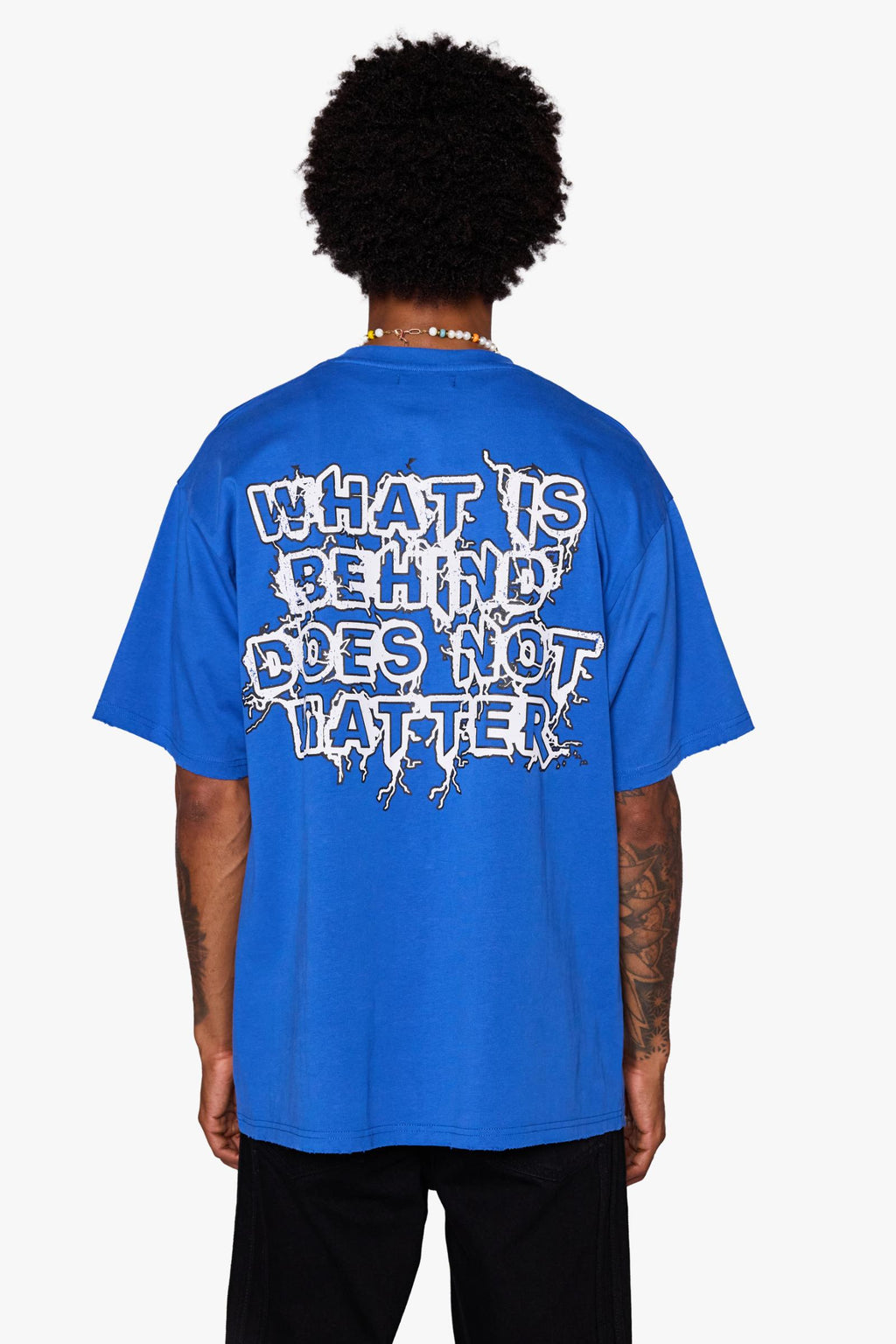 "HIGH OCTANE" TEE BLUE