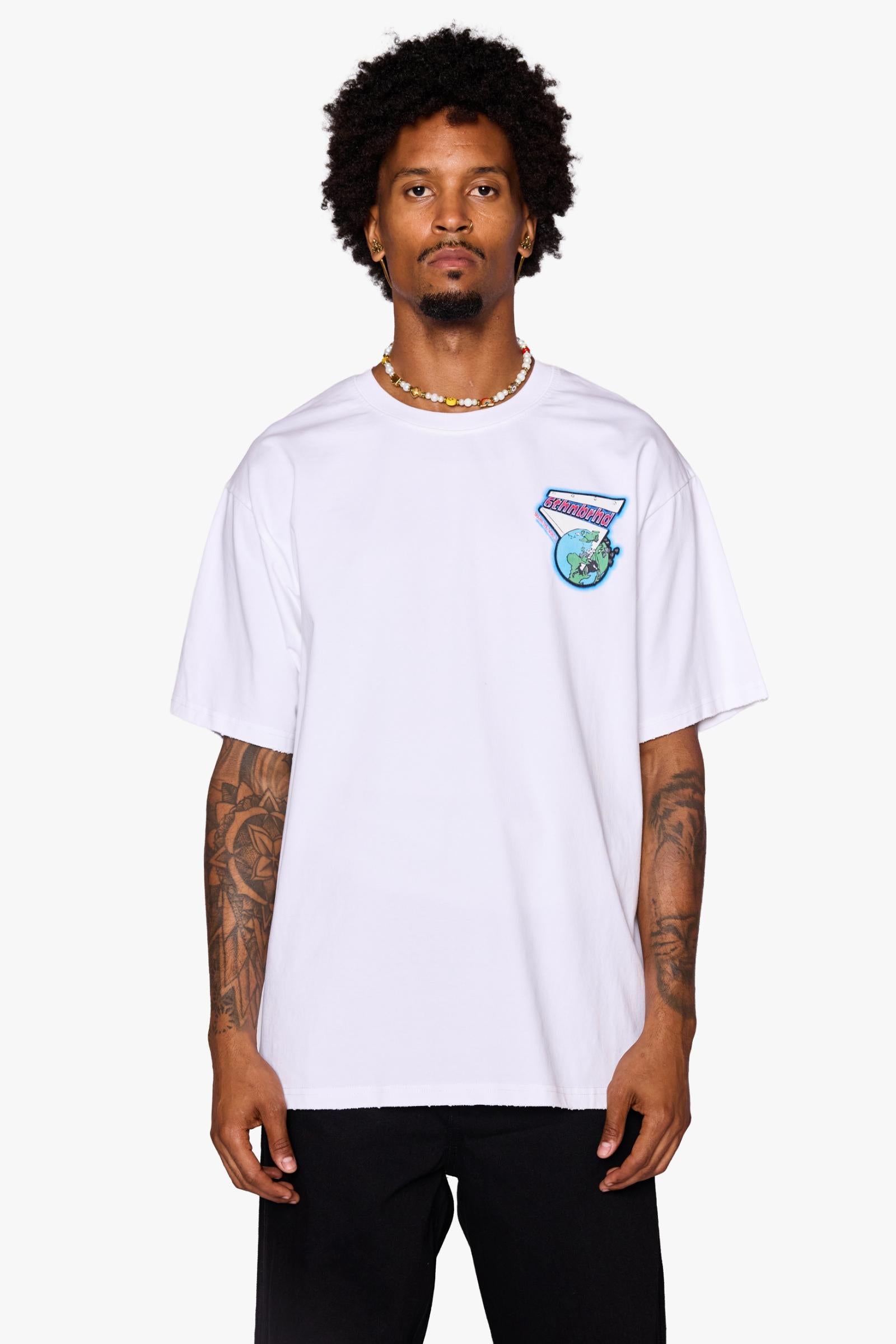 "BROKEN EARTH" TEE WHITE