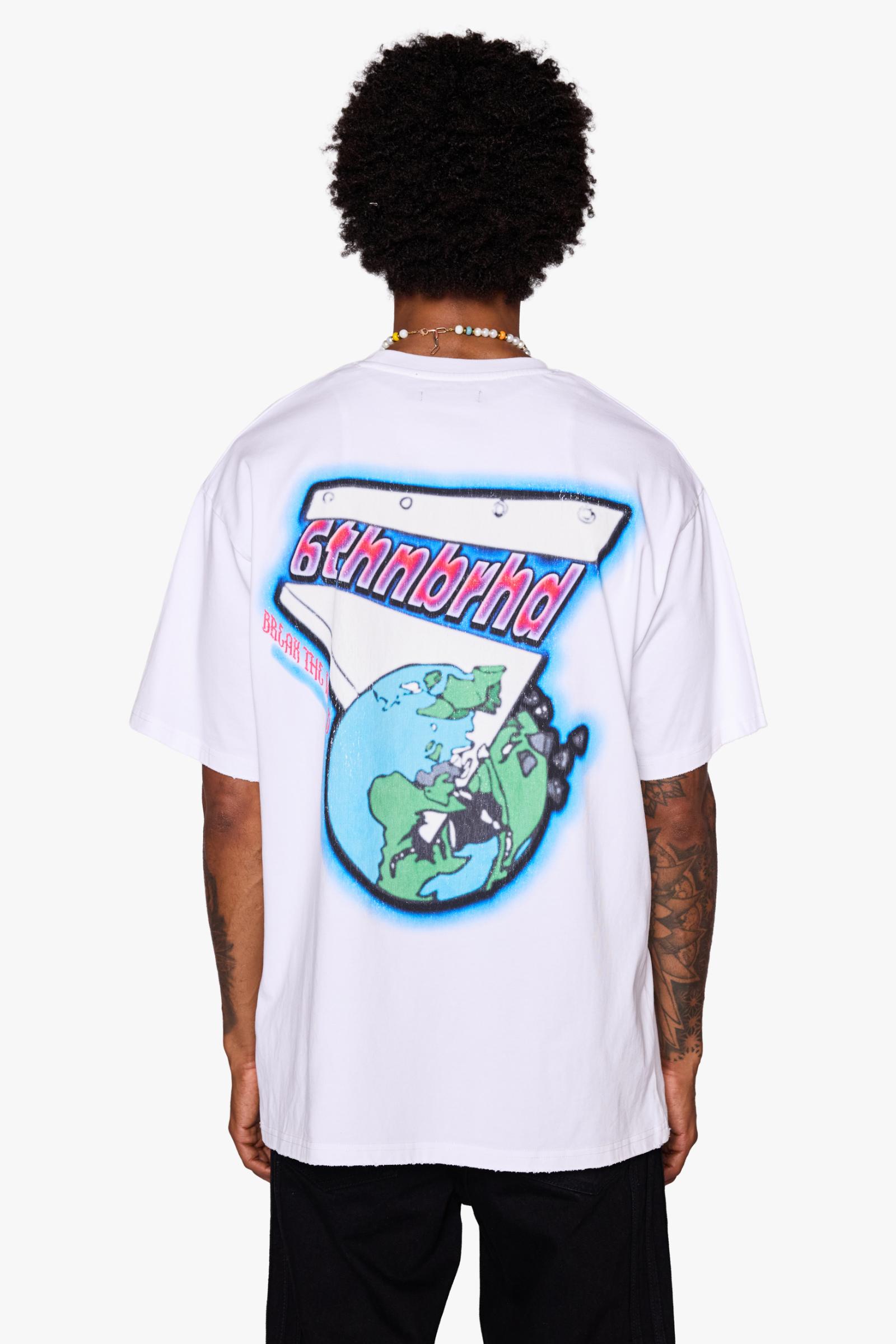 "BROKEN EARTH" TEE WHITE