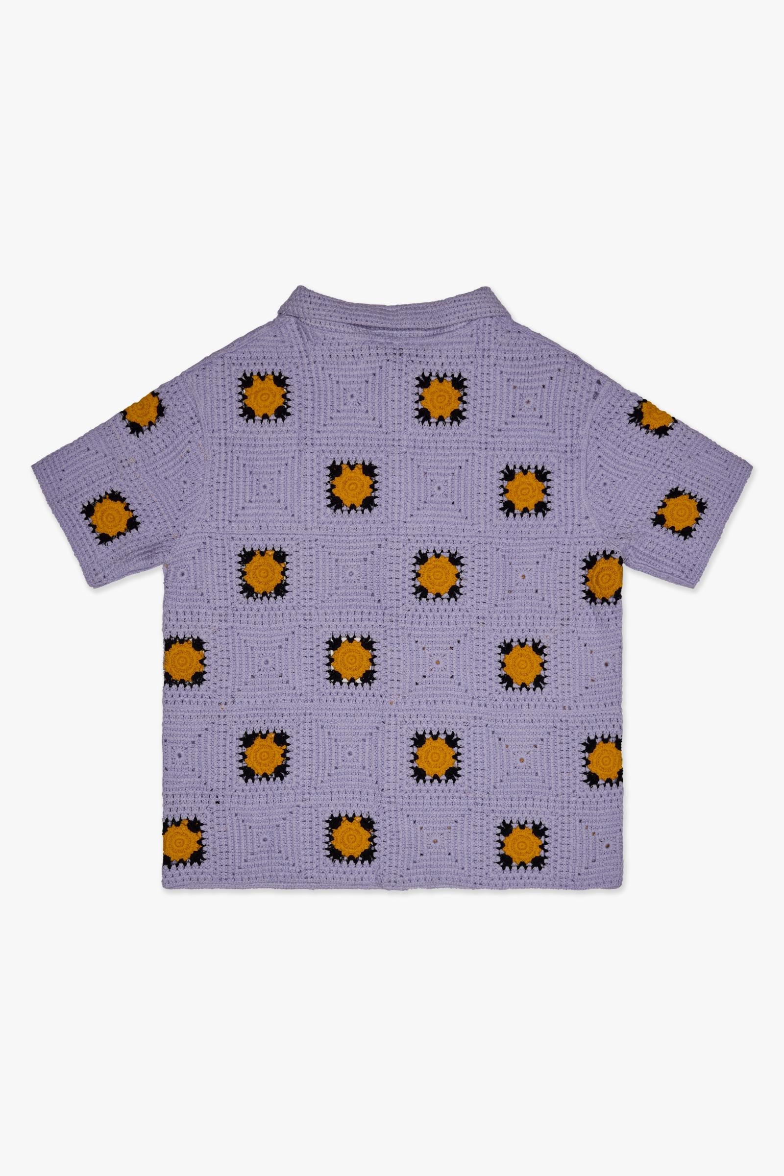 "BAZZAR" KNIT WOVEN - PURPLE
