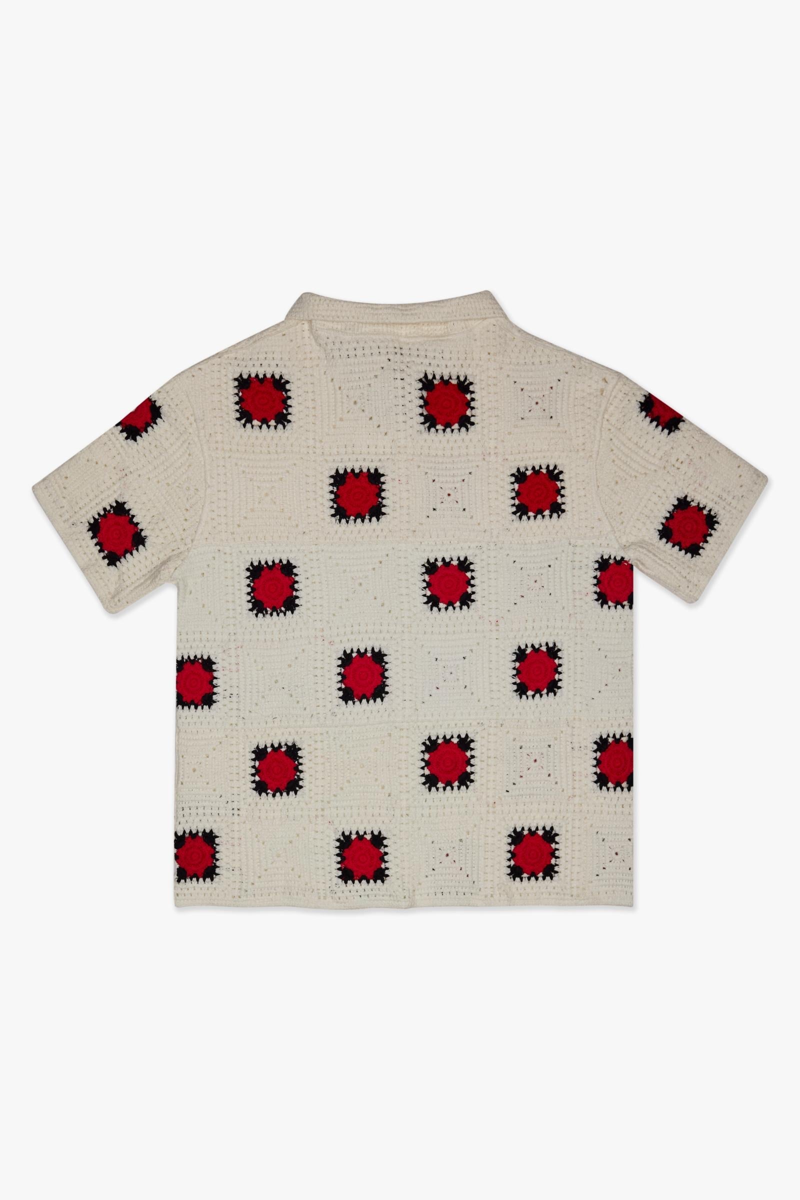 "BAZZAR" KNIT WOVEN - CREAM - BLACK