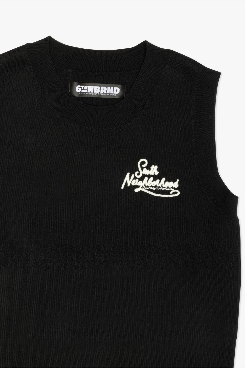 "REEF" SLEEVELESS - BLACK