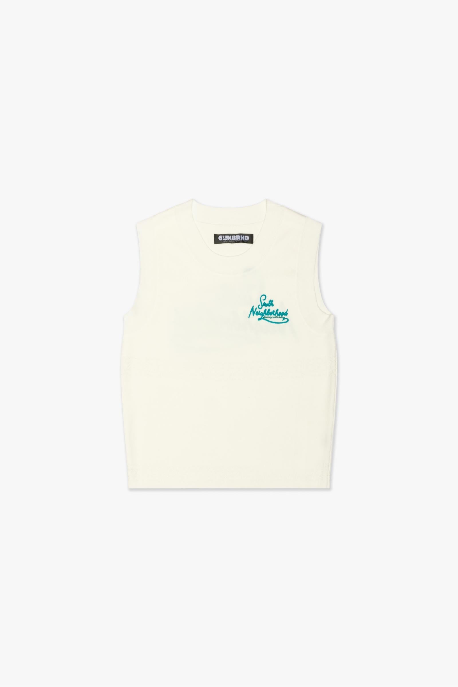 "REEF" SLEEVELESS - CREAM