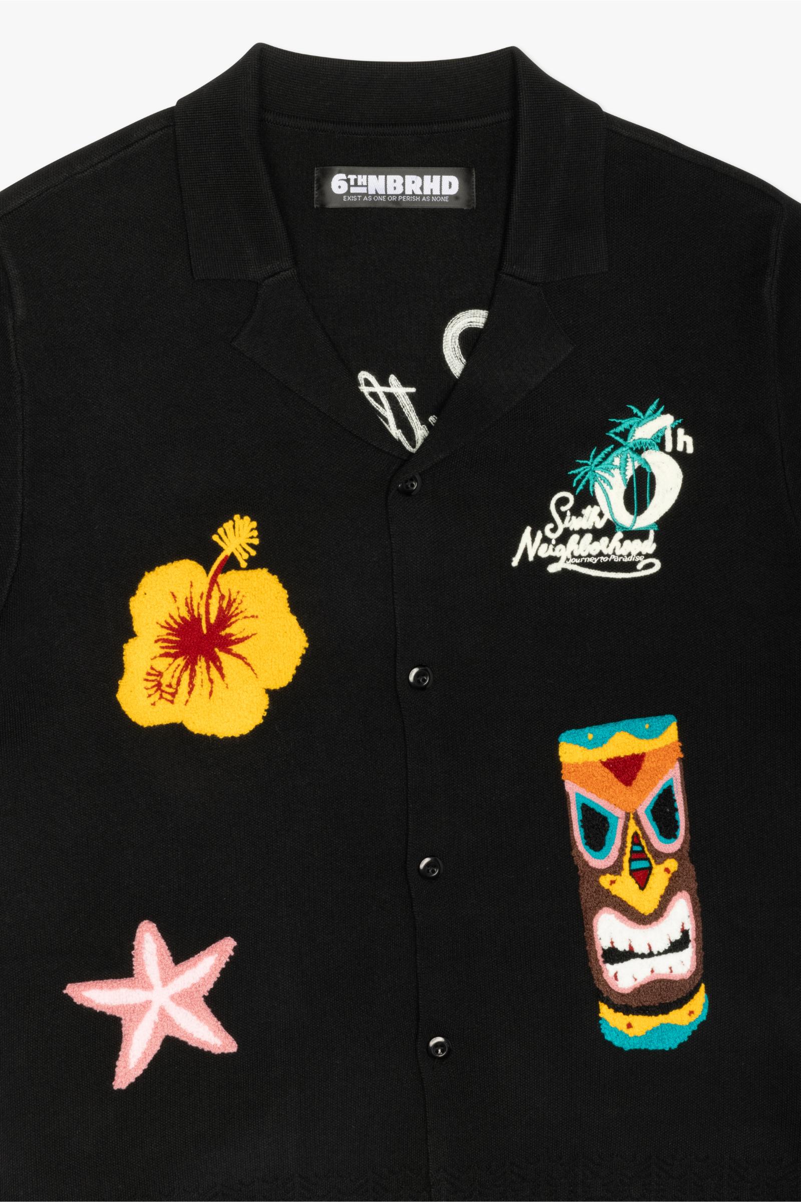 "TROPICS" - T-SHIRT BLACK