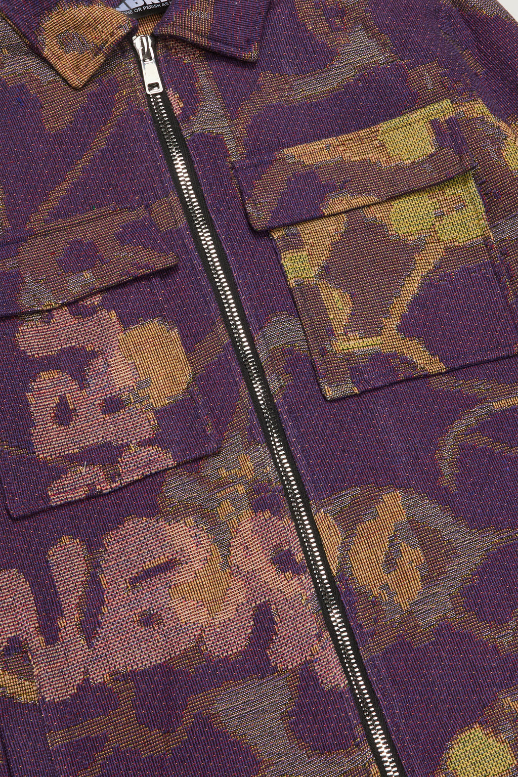 6thNBRHD JACKET "VINES" PURPLE MULTI