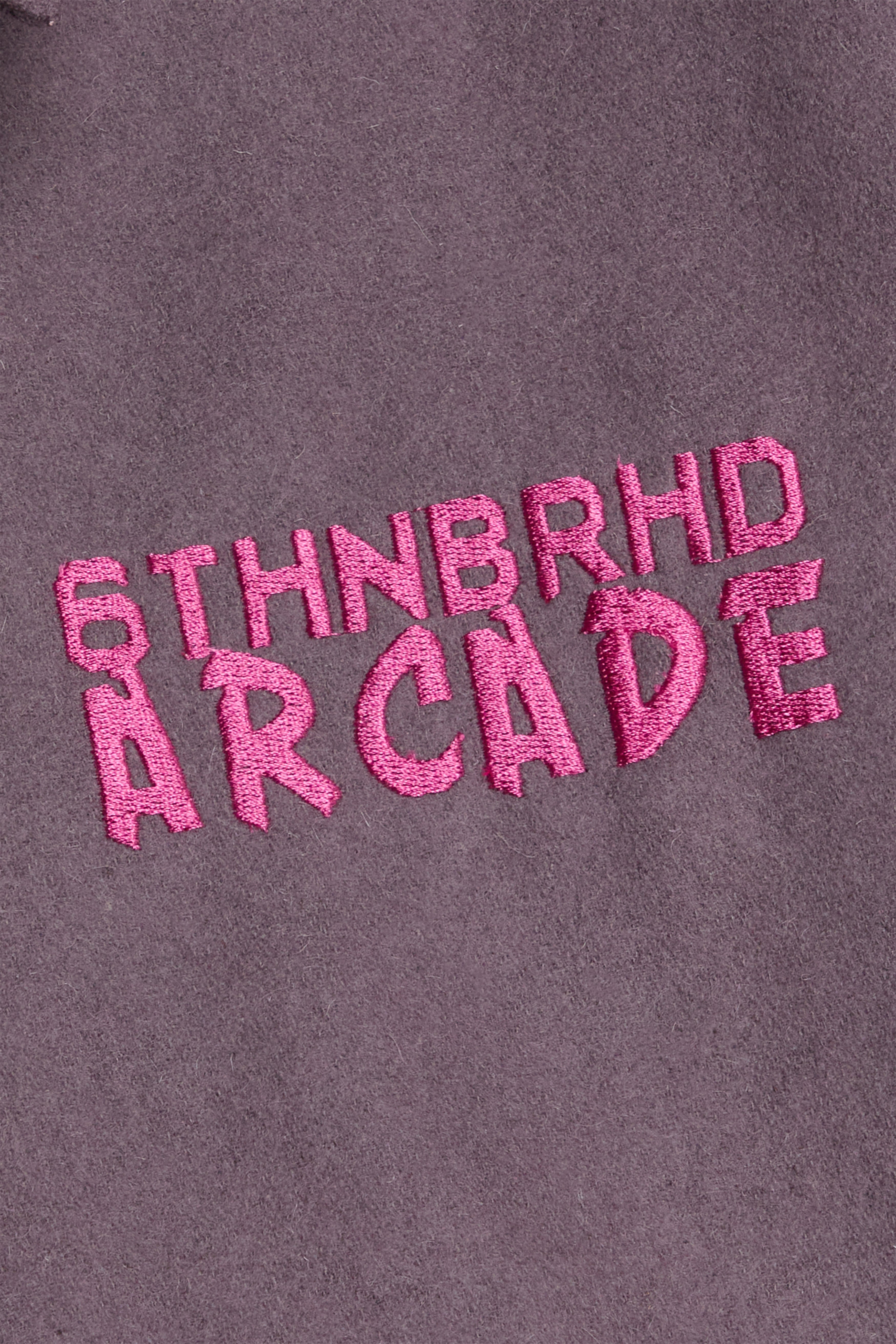 "DIGITAL" COTTON-WOOL JACKET - VIOLET