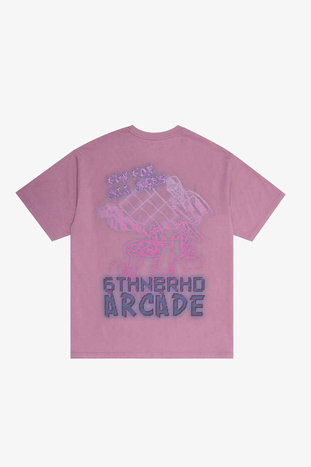 "GAMEOVER" TEE -VIOLET