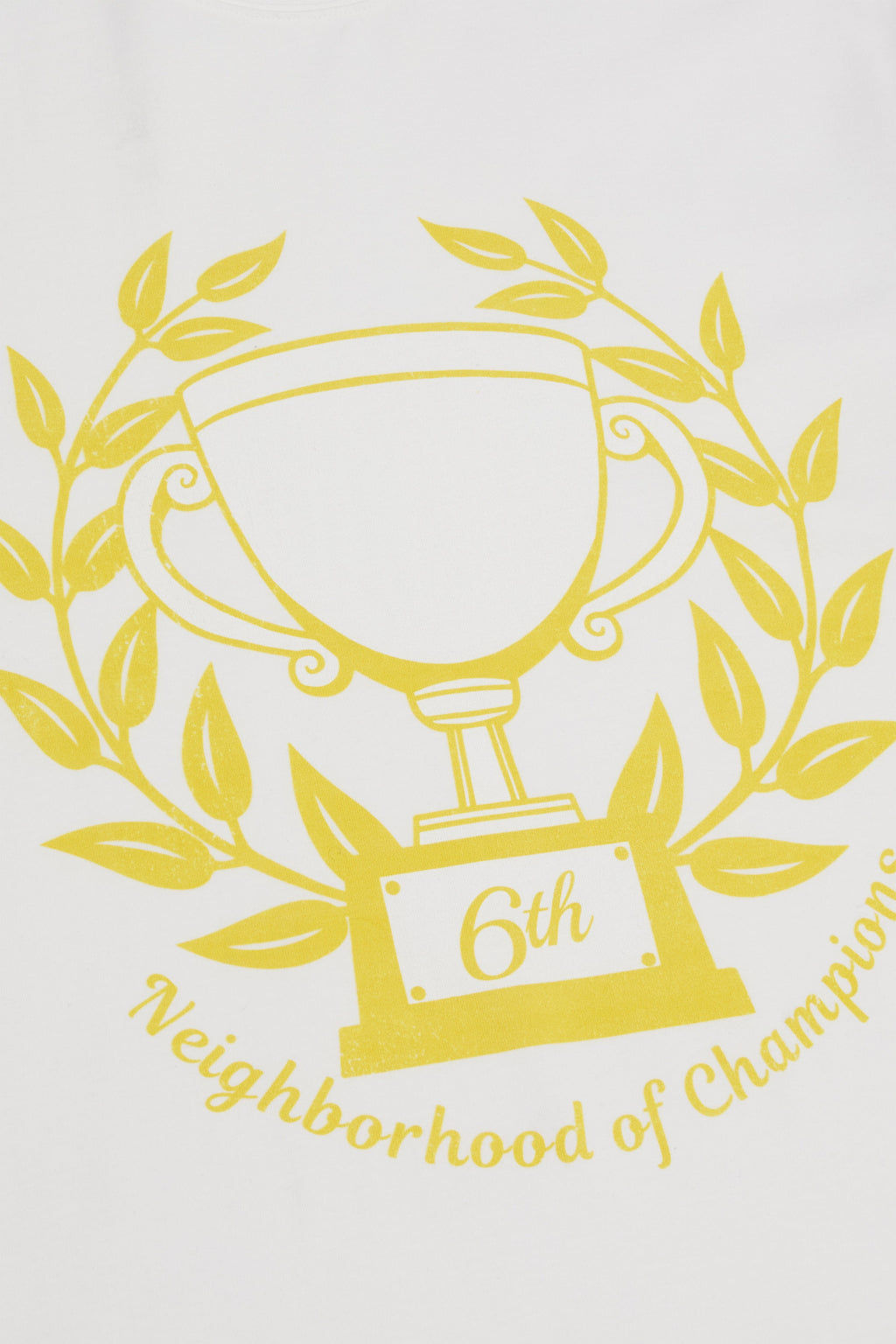 "TROPHY" TEE - WHITE