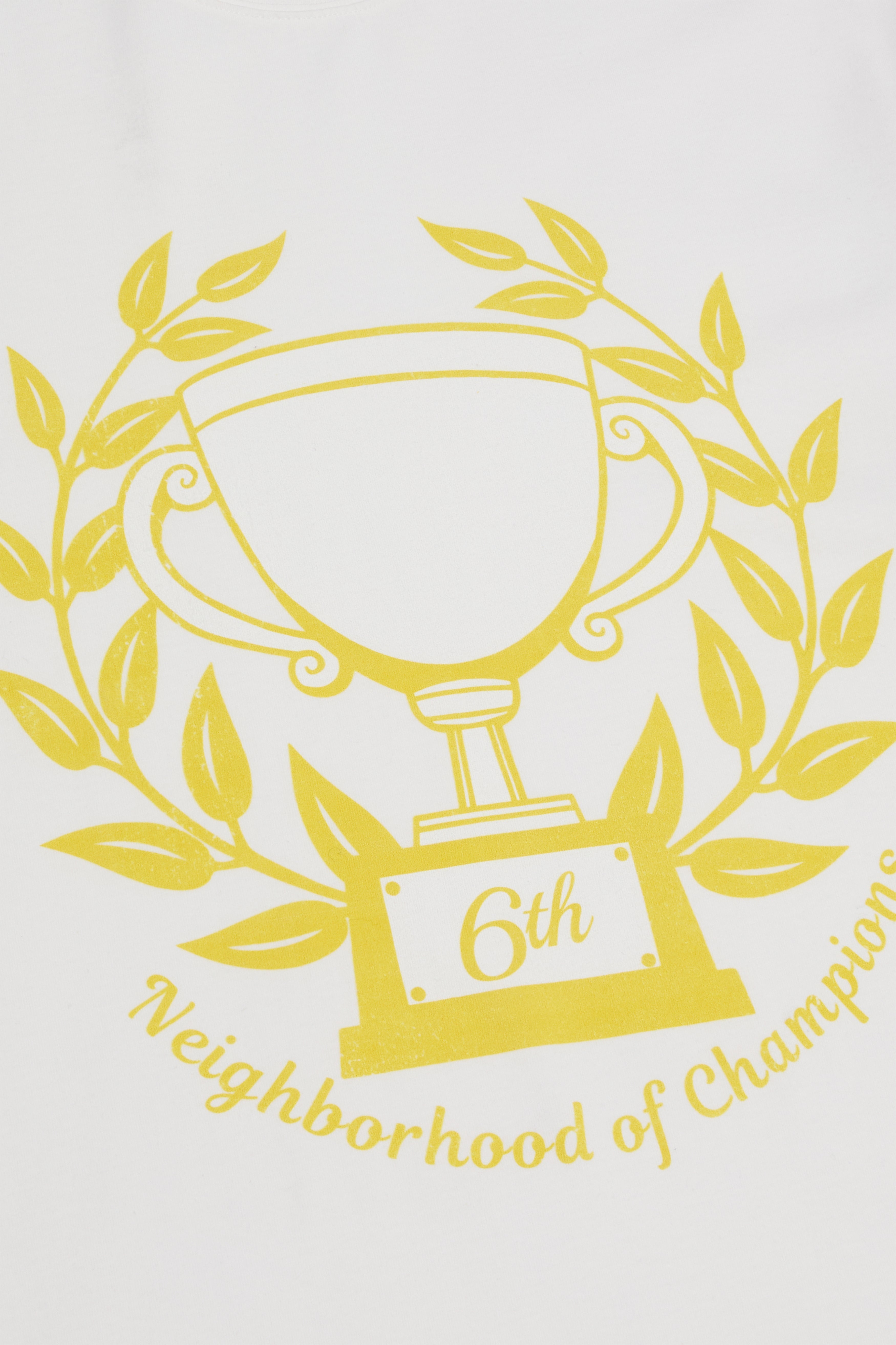 "TROPHY" TEE - WHITE