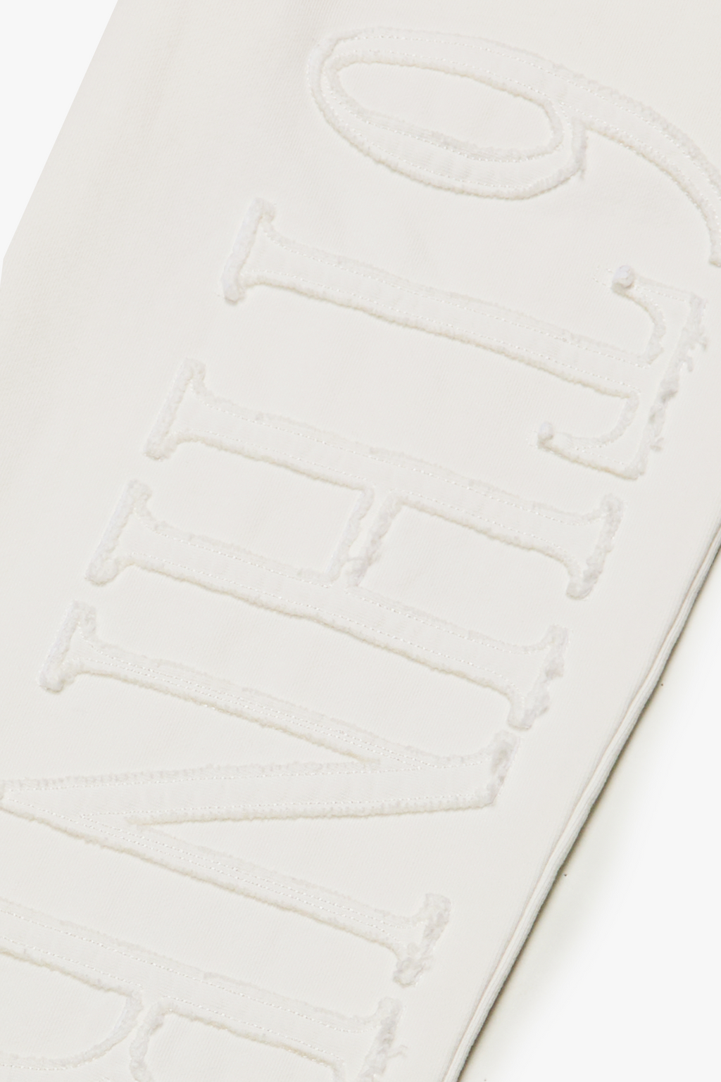 "MEMBER" RELAXED FIT PANTS - WHITE