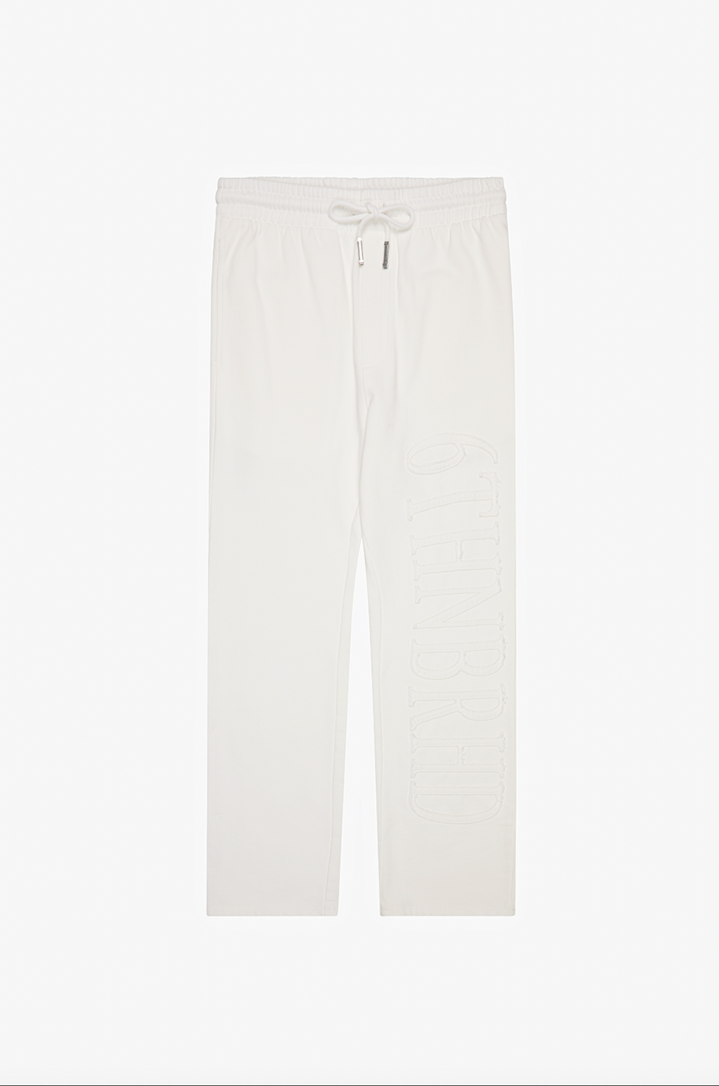 "MEMBER" RELAXED FIT PANTS - WHITE
